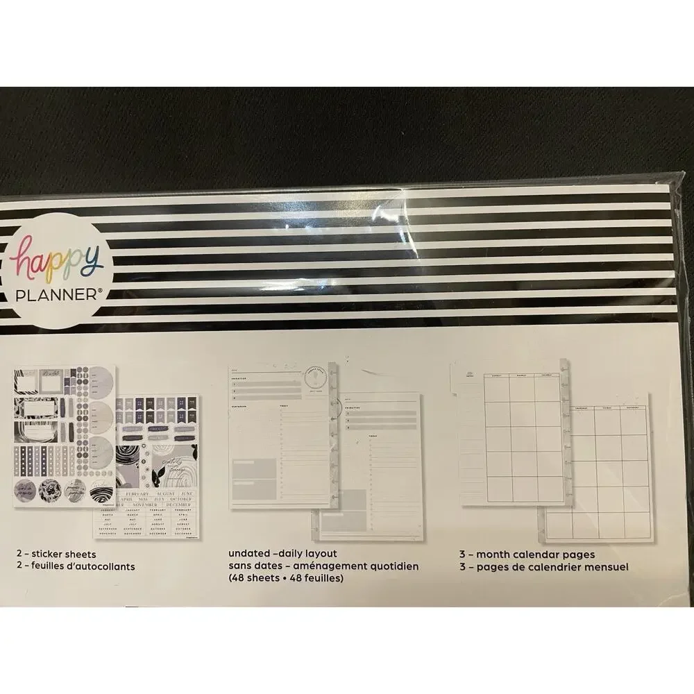 Happy Planner Classic 6 Month Everyday Extension Daily Layout Undated 193 pc